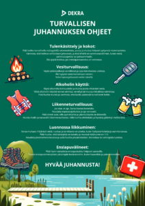 Turvallisen juhannuksen ohjeet DEKRA Katsastus